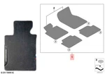 Genuine Bmw M5 G60 G61 G90 G99 520D Kit Floor Mats Performance 51475A89892. Fixed Price $353.54.