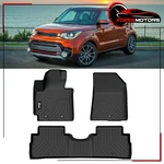 Fits 14-19 Kia Soul Hatchback 4DR 3D Tpe Floor Mats Liner All Season Protector. Fixed Price $68.99.