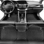 Rubber Floor Mats Car All Weather Heavy Duty Liners Black Beige Gray. Fixed Price $37.49.