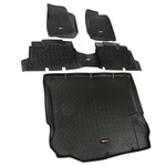 Rugged Ridge 12988.04 Floor Liners Front/rear/cargo For 2011-18 Jeep Wrangler Jk. Fixed Price $299.99.
