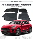 2015 Porsche Macan Genuine Oem All-weather Floor Mats Black 95B-044-800-43-1E0. Fixed Price $229.95.