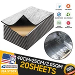 20 Sheets For Reduction Noise Car Sound Deadening Heat Insulation Mat 16''X10''. Fixed Price $25.99.