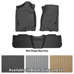 Husky Weatherbeater Series Front & 2ND Seat Floor Liners - Choice Of Color. Fixed Price $179.95.