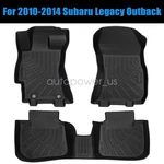 3D Tpe Floor Mats For 2010-2015 Subaru Legacy Outback 1ST & 2ND Row Liners. Fixed Price $66.99.