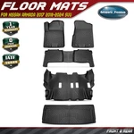 5X Front & Rear Trunk Floor Mats Liners For Nissan Armada 2017-2024 Suv 8 Seats. Fixed Price $178.59.