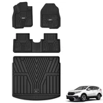 Floor Mats Cargo Liner Honda Cr V 2017-2022 Tpe All Weather Black 3W Hybrid. Fixed Price $259.99.