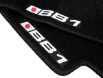 Vms 92-96 Honda Prelude BB1 Si Logo Custom Fit Black Floor Mats Carpets 4PC. Fixed Price $58.88.