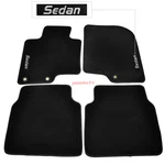 For 10-14 Hyundai Sonata Black Floor Mat Carpet Front Rear Nylon 4PCS W/ Sedan. Fixed Price $58.99.