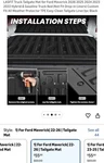 Lasfit Tailgate Mat Ford Maverick 2022-2026. Fixed Price $60.00.