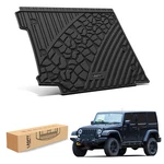 Cargo Liner For Jeep Wrangler 2018-2026 With Subwoofer Protection Tpe Trunk Mat. Fixed Price $109.99.
