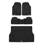 Motortrend Flextough Rubber Floor Mats & Cargo Set - Black Heavy Duty Trim Fit. Fixed Price $69.99.