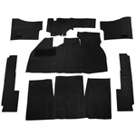 Empi 3073 Black Piece Carpet Kit Vw Bug / Beetle 1958-1968, With Foot Rest. Fixed Price $219.94.