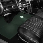 For Chevy Impala 61-64 Oer M61013 1ST & 2ND Row Dark Green Rubber Floor Mat Set. Fixed Price $554.00.