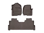 Weathertech Floorliner 2025-2025 Ford Super Duty 1ST & 2ND Row, Cocoa. Fixed Price $231.90.