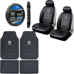 New Dodge Ram Logo Car Truck Seat Floor Mats Steering Wheel Set. Fixed Price $124.86.