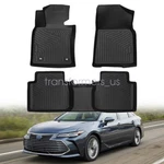 Tpe 3D Model Floor Mats Liners For 2018-2023 Toyota Avalon Hybrid All-weather. Fixed Price $76.99.