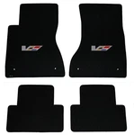 New! Black Floor Mats 2003-2007 Cadillac Cts V Series Flag Logo Set Of 4. Fixed Price $180.99.