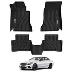 3W Floor Mats Compatible Benz C-class 2015-2021 (for Sedan Only) Tpe All .... Fixed Price $235.80.