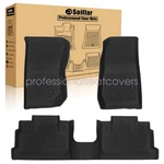 For 2014 2015 2016 2017 2018 Jeep Wrangler Unlimited Tpe Floor Mats Liners Black. Fixed Price $71.19.