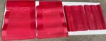 Nos Vintage Kraco Mid/late 60S Ford Mustang Rubber Floor Car Mats Red Front Rear. Fixed Price $399.00.