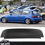 Fit 92-95 Honda Civic Hatchback Roof Spoiler Wing Duckbill Painted Matte Black. Fixed Price $132.99.