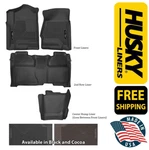 Husky X-act Contour For Silverado & Sierra Crew Cab Choose Color And Liners. Fixed Price $139.95.