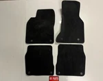 Oem Audi C5 RS6 Black Carpeted Floor Mat Set 4B7061225EA 4B3061226EA. Fixed Price $254.79.