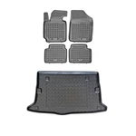 Rezaw-plast Rubber Mats For Hyundai Veloster 2012 2017 Pe Trunk Custom Black. Fixed Price $159.89.
