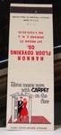 Rare Vintage Matchbook V2 Jersey Newark Floor Covering Carpet Home. Fixed Price $30.99.