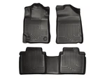 Husky Weatherbeater FRONT/2ND Row Floor Mats 3PC Fits 2007-2011 Toyota Camry Blk. Fixed Price $149.99.