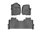Weathertech Floorliner 2020-2022 Ford Super Duty 1ST & 2ND Row, Black. Fixed Price $231.90.