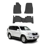Omac Floor Mats Liner For Lexus Gx 470 2003-2009 Black Tpe All-weather Pcs. Fixed Price $78.19.