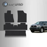 Toughpro Floor Mats + 3RD Row Black For Toyota Sequoia All Weather 2005-2007. Fixed Price $89.96.