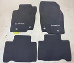Lexus Nx 2015-2021 4PCS Black Carpet Floor Mat With Silver Thread PT206-78151-22. Fixed Price $153.00.