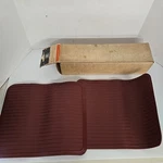 Nos Vintage Gm Rear Contour Rubber Floor Mats Oxblood. Fixed Price $78.40.