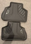 Genuine Bmw Rubber Floor Liners Rear 51-47-2-458-560. Fixed Price $139.95.
