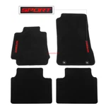 For 17-24 Alfa Romeo Giulia Floor Mat Black Nylon Carpet Front Rear W/ Red Sport. Fixed Price $58.99.