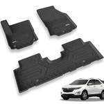 3W Tpe Floor Mats For 2018-2024 Chevrolet Equinox / Gmc Terrain Weather Liners. Fixed Price $129.99.