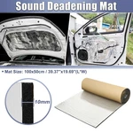 394MIL 10MM 5.38SQFT Car Sound Deadening Mat Aluminum Foil Damping 39.37"X19.69". Fixed Price $25.99.