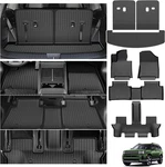 Floor Car Mat For Hyundai Santa Fe 2024 2025 2026,6/7-SEATER, All Weather Tpe. Fixed Price $88.45.
