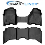 Smartliner Custom Fit Floor Mats Dodge Ram Crew Cab One Piece Front Row Set. Fixed Price $137.99.
