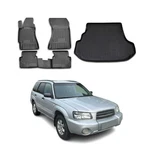 Custom Floor Mats & Cargo Liners Subaru Forester Ii 2003-2008 Black 5 Pcs. Fixed Price $139.99.