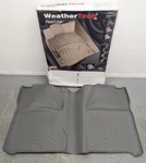 Weathertech Floorliner 2007-2013 Sierra Silverado 2ND Row Grey New Mats. Fixed Price $79.97.