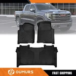 Oumurs Floor Mats For Chevrolet Silverado 1500 Crew Cab 2019-2026 All Weather. Fixed Price $75.95.