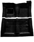 Acc Black 66-71 Ranchero Automatic Molded Carpet 80/20 Loop Rug. Fixed Price $294.31.