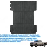 Tpe Trunk Bed Mat Liner Black For 1999-2007 Chevrolet Silverado/gmc Sierra 6.5FT. Fixed Price $85.09.