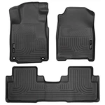 Husky Liners Front 2ND Row Floor Mats For 2012-2014 Honda Crv Black Durable Fit. Fixed Price $191.89.