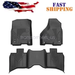 Tpe Floor Mats Liner For 2013-2018 Dodge Ram 1500 2500 3500 Crew Cab All-weather. Fixed Price $72.99.