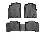 Weathertech Floorliner For 2012-2015 Toyota Tacoma 1ST & 2ND Row, Black. Fixed Price $199.90.