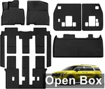 Juzishu KC505-JZS 6 Piece Floor Mats For 22-25 Kia Carnival 8 Seater(not Hybrid). Fixed Price $110.01.